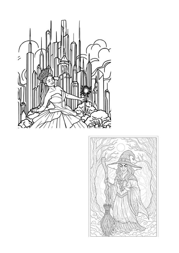 Wicked Coloring Pages Printable PDF for Kids & Fans - Image 14