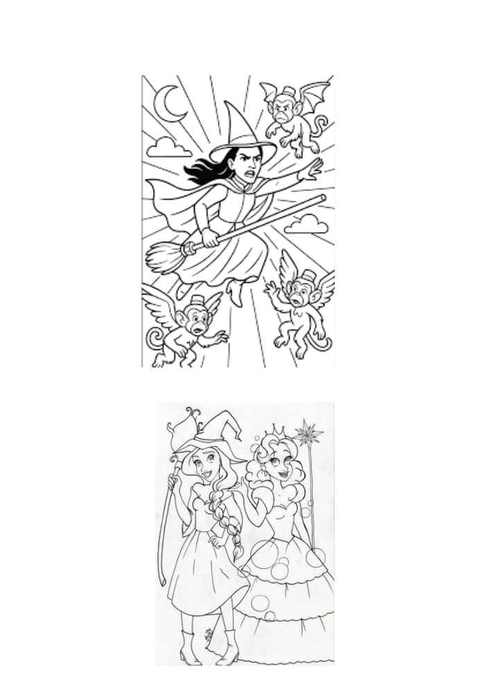 Wicked Coloring Pages Printable PDF for Kids & Fans - Image 21