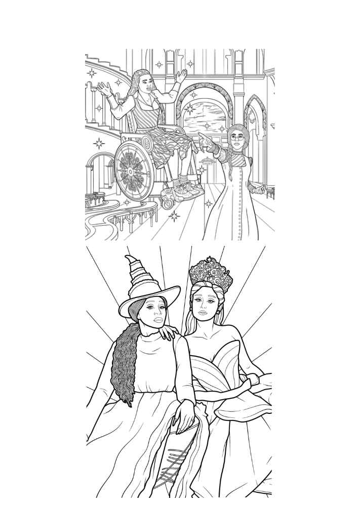 Wicked Coloring Pages Printable PDF for Kids & Fans - Image 23