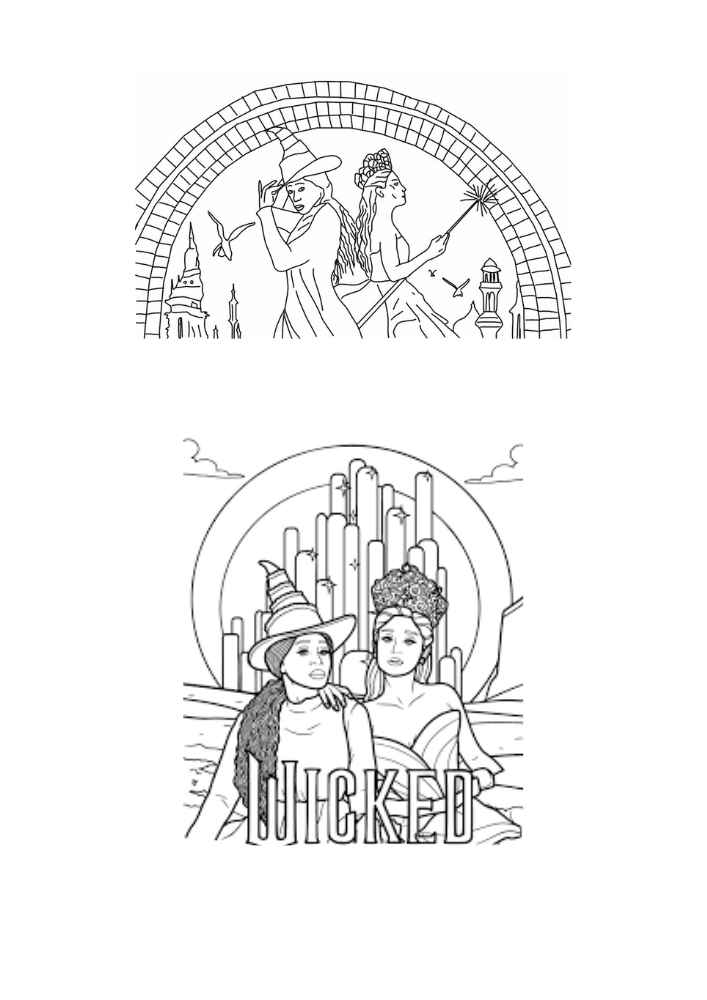 Wicked Coloring Pages Printable PDF for Kids & Fans - Image 12