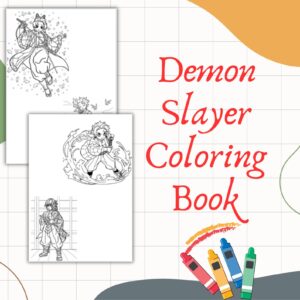 Demon Slayer Coloring Pages Printable PDF