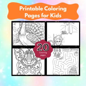 Printable Coloring Pages for Kids PDF Simple & Fun Kids Coloring Book