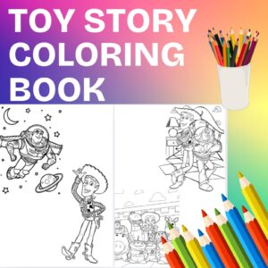 Toy Story Coloring Pages Printable PDF Sheets Instant Download
